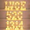 LED Letter Lights: Decorative String Lights for Weddings, Birthdays, Proposals, and Nighttime Ambiance.