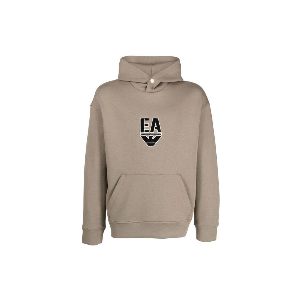 EMPORIO ARMANI EA Sweatshirts Men's Dusty Gray Hooded Moderate Regular 6L1MC4-1JHSZ-137
