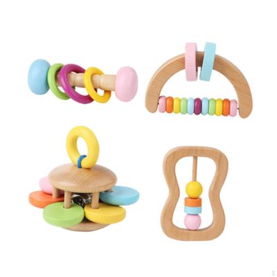 Holz Rassel Set Musical Instruments Feine Motor Geschick Hand Auge Koordination Rasseln Glocke
