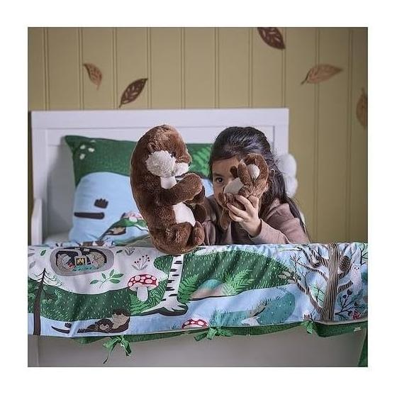 IKEA IKEA Plush Toy Set of 2 Otter Family Brown Beige 45cm m50576900 SKOGSDUVA
