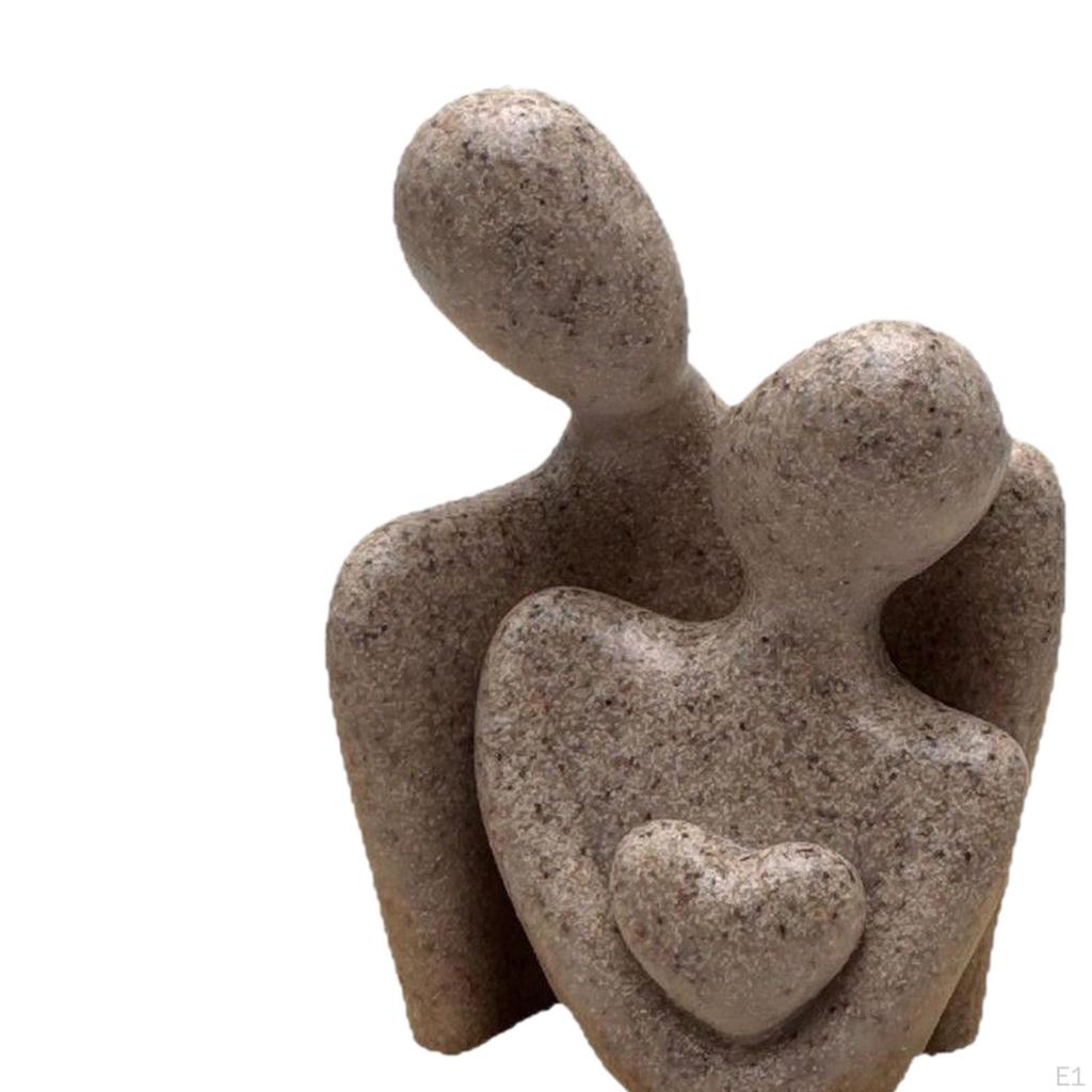 Couple Statue Art Decoration Multifunctional Lightweight Abstract Sculpture Hugging Figure for