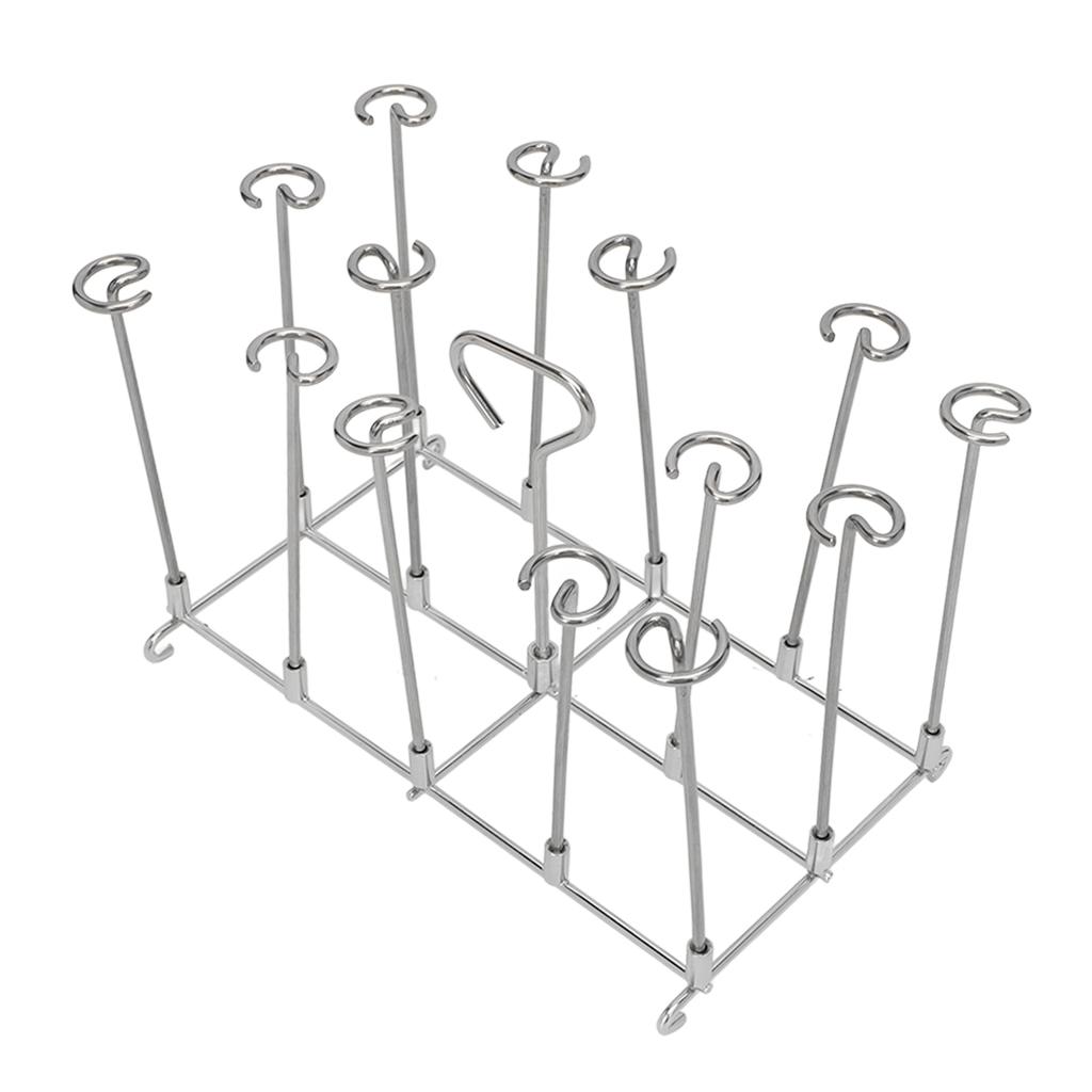 Supporto per Spiedini Friggitrice Cottura Uniforme Resistenza alla Ruggine Acciaio Inossidabile Supporto Verticale per Spiedini per