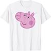 T-shirt Peppa Pig George Pig Visage Géant
