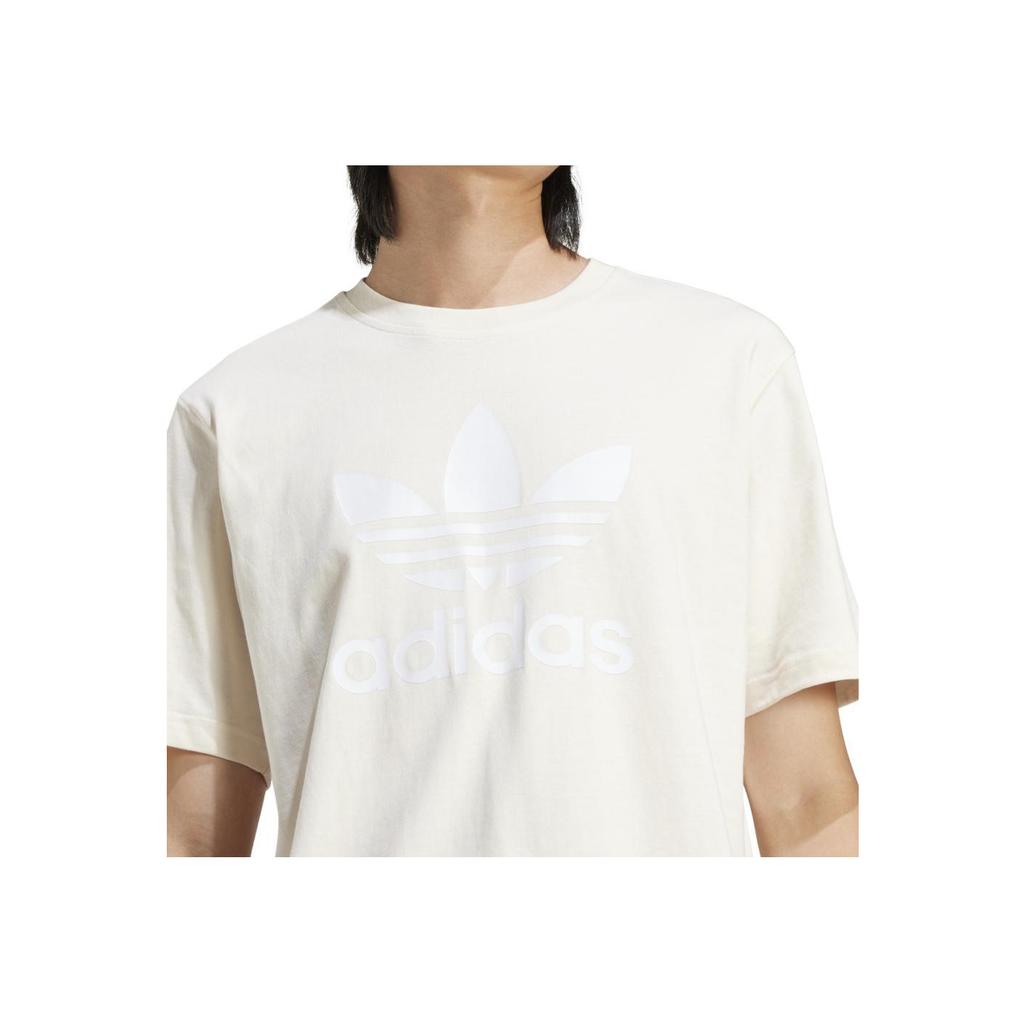 Adidas Adicolor Trefoil Tee Wonder White Men Streetwear IU2367