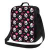 Grim Reaper Insulated Lunch Bag for Work School Demon Skull Waterproof Thermal Cooler Bento Box Women Children