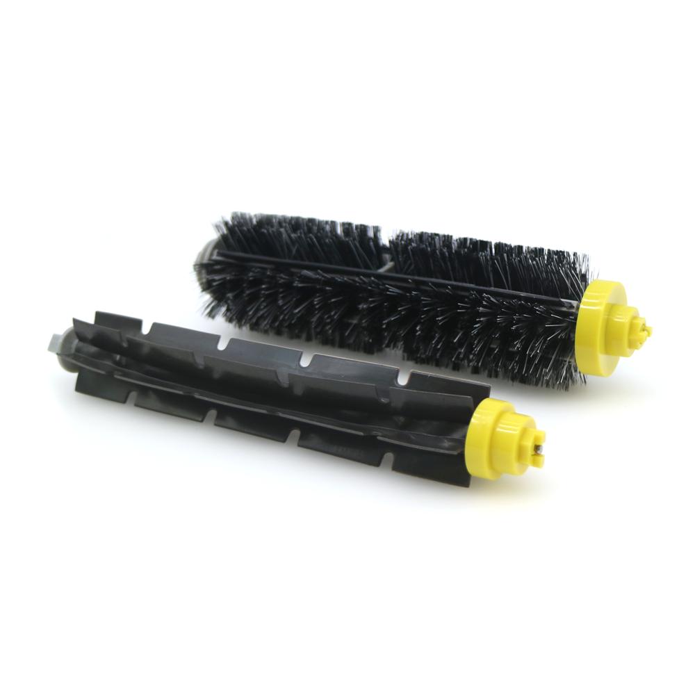 1 perie cu peri + 1 perie flexibilă de bătut + 4 perii laterale pentru roboții de curățare cu aspirator iRobot Roomba 600 700 Series 760 770 780 790
