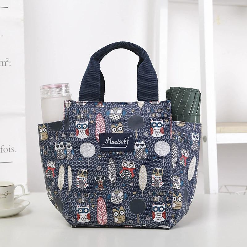 Zippered Insulated Oxford Lunch Bag – Spacious Tote for Food, Work, School & Mommy Essentials