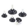 10Pcs M6 M8 Screw on Furniture Glide Leveling Foot Adjustable Diameter Home Table Desk Glide Leg Leveler Leveling Foot Adjuster