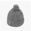Kangol K4460sm Grey Cable Knit Pom Pom Beanie