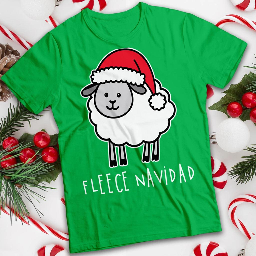 Fleece Navidad Christmas T-Shirts Funny Tee