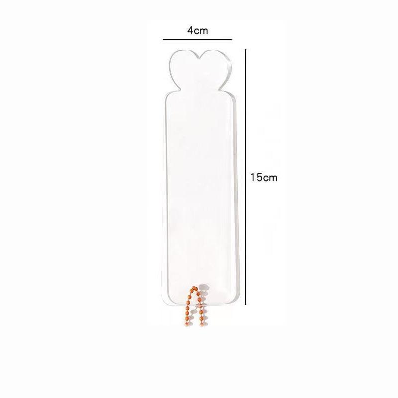 Transparent Acrylic Anime Bookmark - Guka DIY Creative Advertising Bookmark