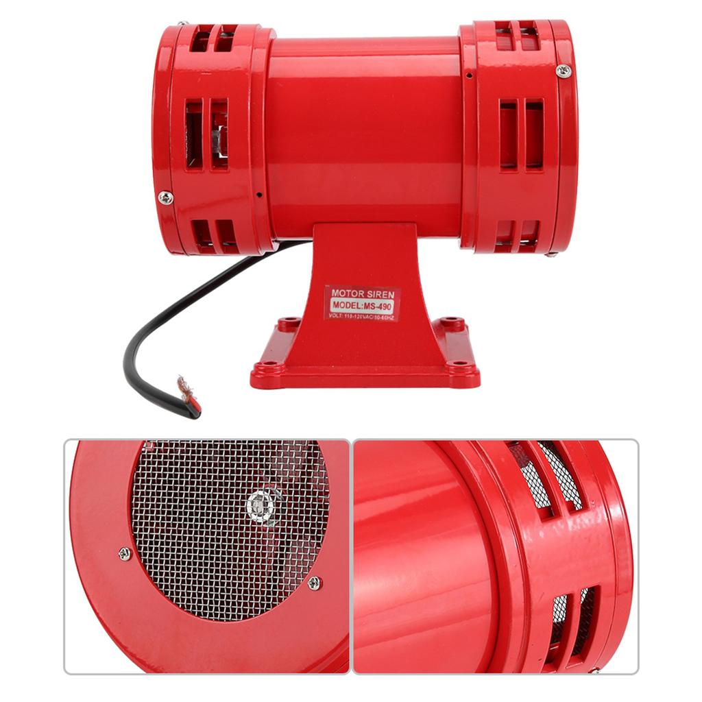 150DB Industry Security Electric Motor Driven Siren Continuous Alarm Horn Buzzer (110V)