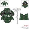 MOC Anime Series Military Mini Action Figures Armor Soldiers Weapons Accessories Building Blocks Models Bricks DIY Toys Gifts