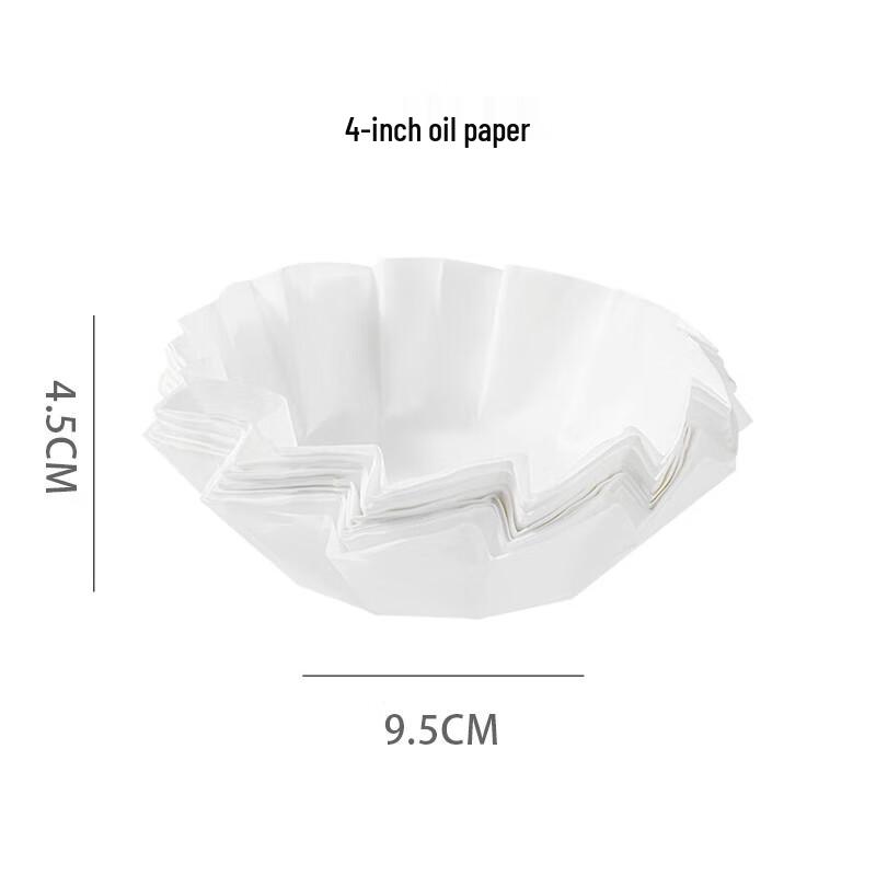 Meijinjia 4-inch Round Basque Cake Parchment Liners