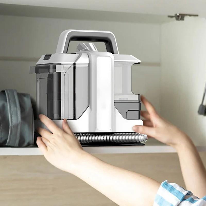 450W Handheld Carpet Cleaner 15Kpa Multi Functional Vacuum Cleaner Wet Fabric Carpet Sofa Cleaning Machine