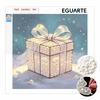 DIY Mini Framed Pearl Painting Kit Elegant Christmas Gift Box Sparkling Bead Canvas Relaxing Handmade Craft Gift for Craft Lovers