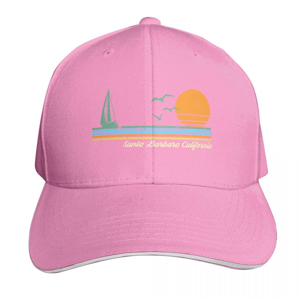 Santa Barbara California Baseball Cap Casual Daily Wear Quick Dry Performance Cotton Twill Breathable