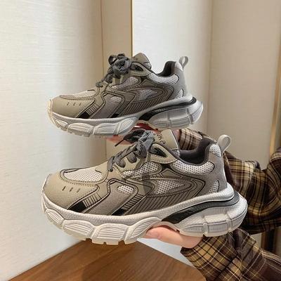 Chaussures de créateur de mode pour femmes 2024 Automne Baskets de mode décontractées et polyvalentes Chaussures de papa légères et respirantes Chaussures à plateforme pour dames