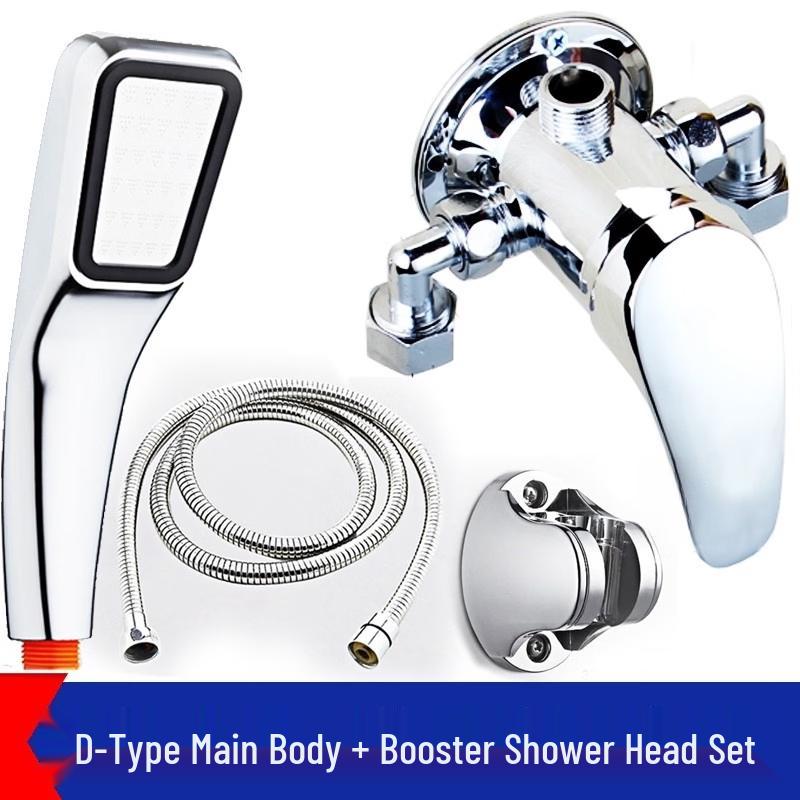 

Pressurized Shower System with Mixing Valve