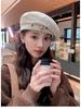 Spring & Autumn Large Head British Casual Style Beret - Women's Versatile Fashion Trend, Slimming Look