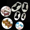 4 Pcs Cake Dog Bone Stencil Decorating Fondant Cookie Cutter DIY Molds Tool