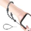 Stylish Beaded Phone Wrist Strap Adjustable Lanyard Strong ABS Rope & Pearls Design Mobile Phone Lanyard For Smartphones