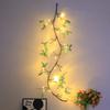 1Pc LED Rattan Simulation Branch Bendable Modeling Light Interior Decoration Background Atmosphere Bedroom Wall Layout Light