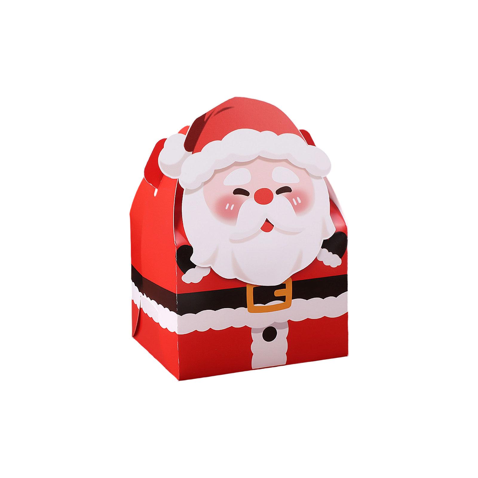 

Рождественская мультяшная подарочная коробка, упаковка для кануна Рождества One Size