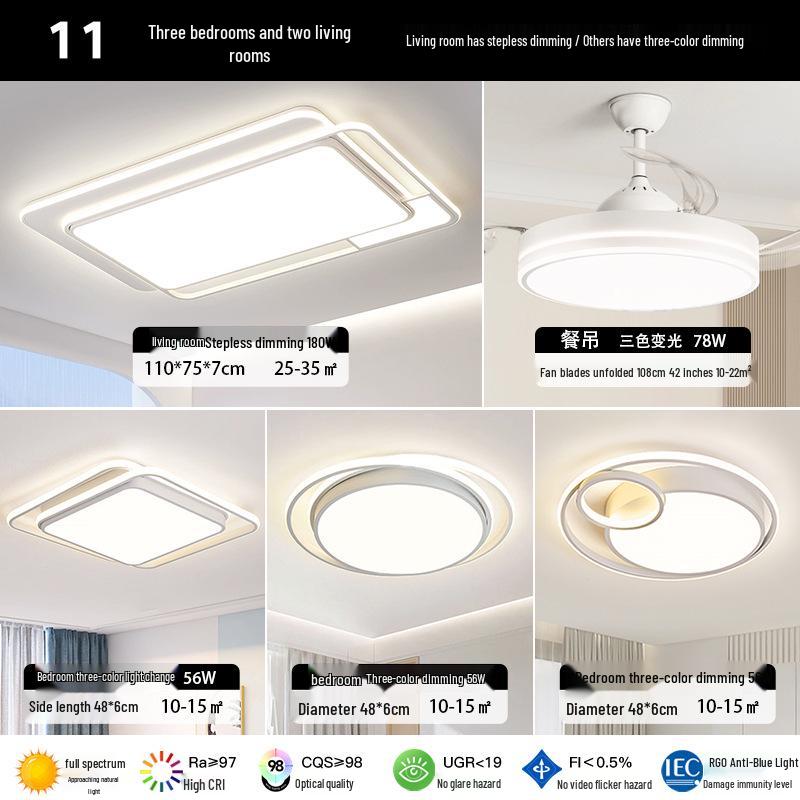 Modern Minimalist Eye Protection Ceiling Light for Living Room and Bedroom