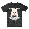 Pomeranian Dad Shirt - World's Best Pomeranian Dad Dog Owner T-Shirt