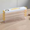 Saver Containers for Refrigerator Dumplings Storage Box with Handle Time Mark Kitchen Stackable Freezer Fridge Organizer