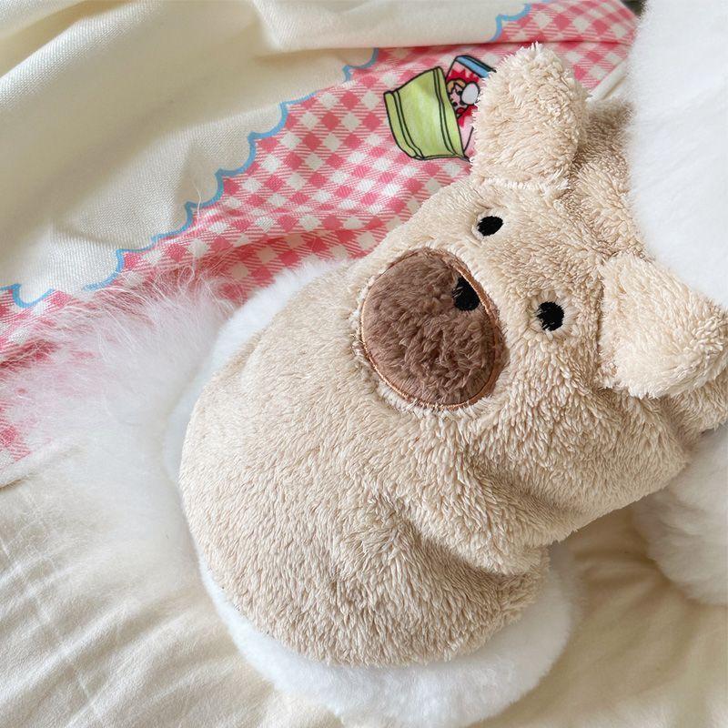 Haustierbedarf Winter Plüsch Warm Haustier Hund Katze Niedlich Plüsch Ohren Kleidung Weste