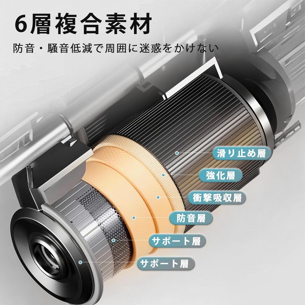 JPStriv Ab Roller, Quiet, Automatic Return, Anti-Tip Six-Wheel Stability, Compact Storage, Stretching, Exercise Roller, Easy Assembly, Diet Aid (Black