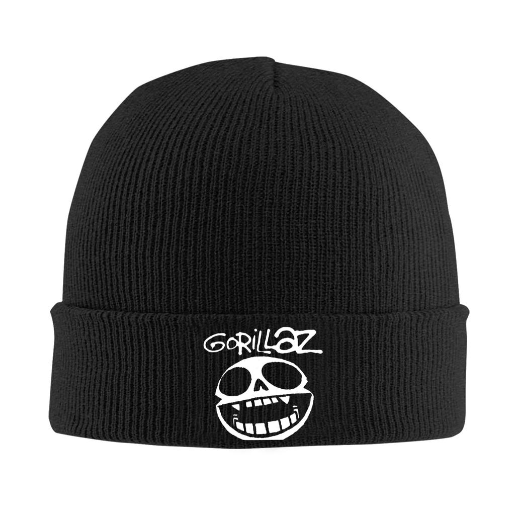 Gorillaz  Beanie Hats  Bonnet Hats Adult Unisex Vintage Outdoor Knit Hat Autumn Custom Head Wrap Caps