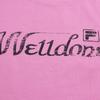 FILA × WE11DONE Letter Print Short Sleeve T-Shirt Women tops F11W626108F-PK