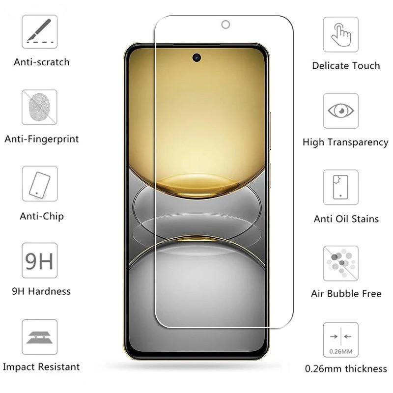 Realme C75 C75X C73 C71 C67 C65 C63 C61 C55 C53 C51 XT C3 C11 C12 C15 C17 C20 C21 C30S C31 C33 C35 Note 50 60 60X Tempered Glass Screen Protector