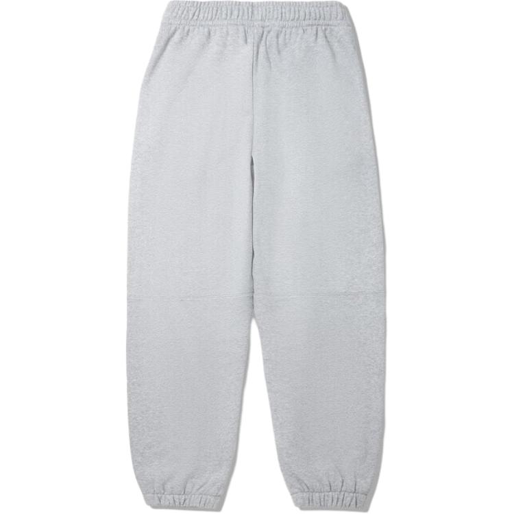 Li-Ning Solid Color Printed Cuffed Comfortable Versatile Fleece Warm Casual Simple Knitted Sports Pants Men Bottoms AKLVE03-2