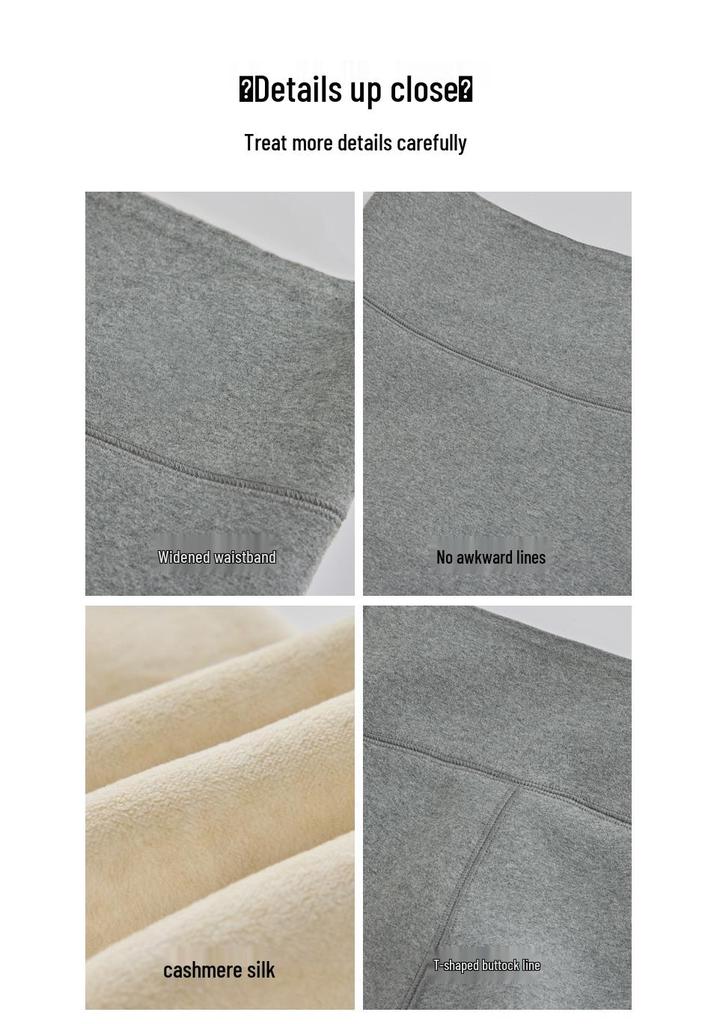 Women's Thermal High Waist Ribbed Tummy Control Slimming Base Layer Pants with Velvet, Winter 2025.