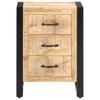 Nightstand 40 X 35 X 55 Cm Solid Mango Wood