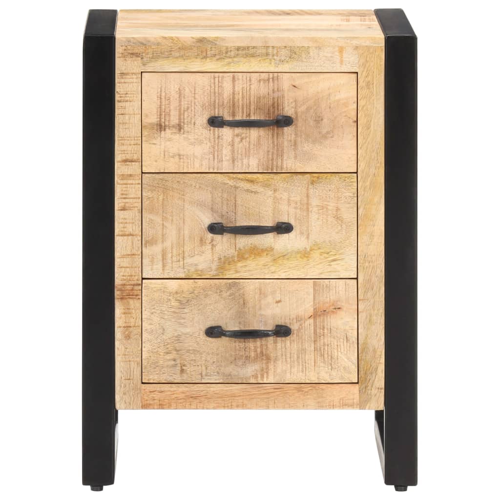 Nightstand 40 X 35 X 55 Cm Solid Mango Wood