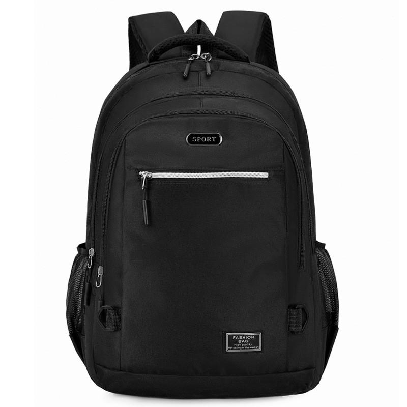 Letter Printed Oxford Fabric Business Laptop Backpack With Lightweight Design For High School Students