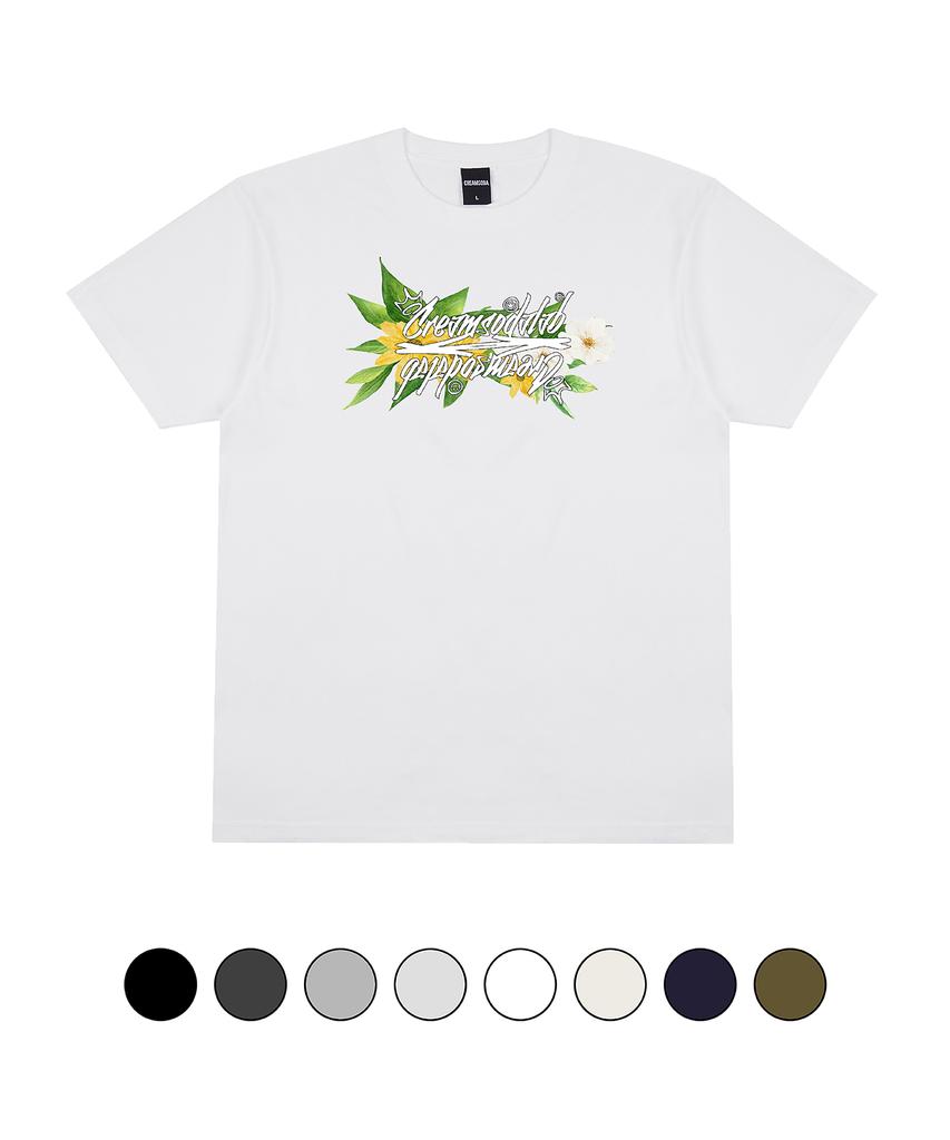 CREAM SODA LAB Crsdel Fantasy Flower Short Sleeve T-Shirt (Type B)