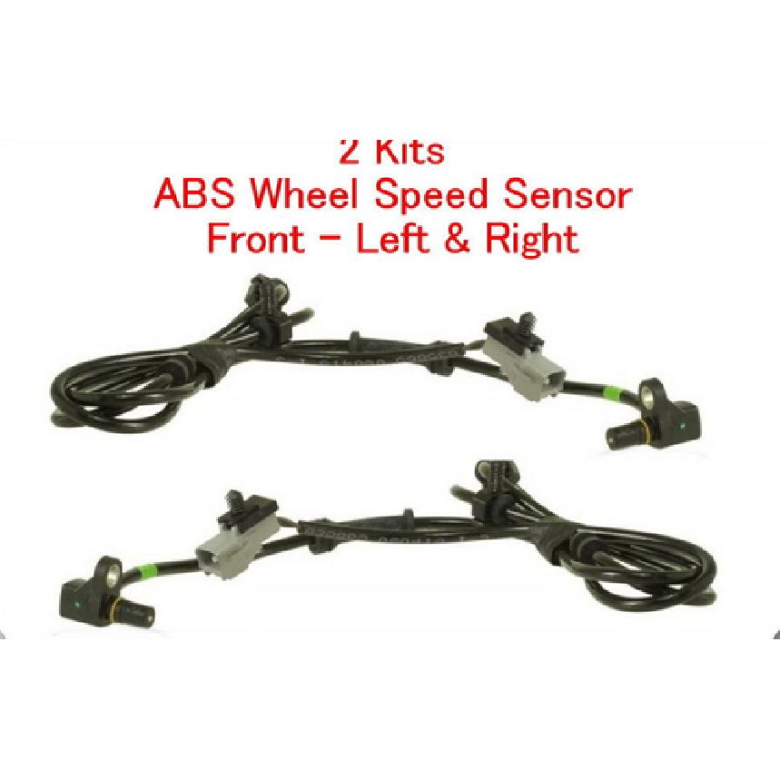 2 ABS Wheel Speed Sensor Front Left&Right For 4WD Dodge Ram 2500 3500 2000-2002
