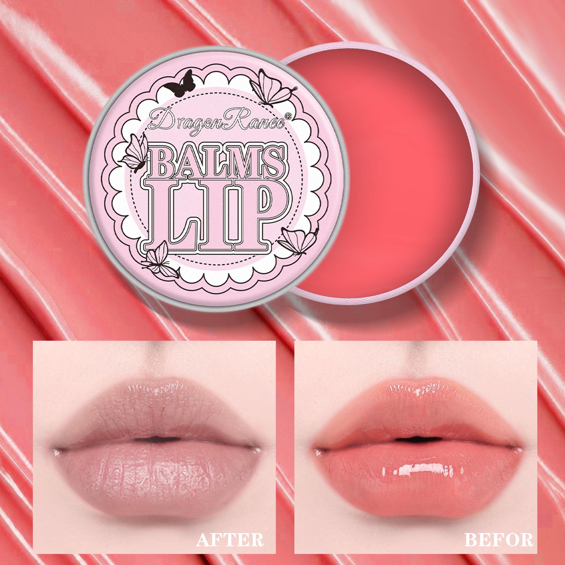 

Бесцветный бальзам для губ для женщин Увлажняющий Фруктовый Клубничный Розовый Бальзам для губ Желе для губ Жестяная коробка Твердый Блеск для губ Цветной Бальзам для губ