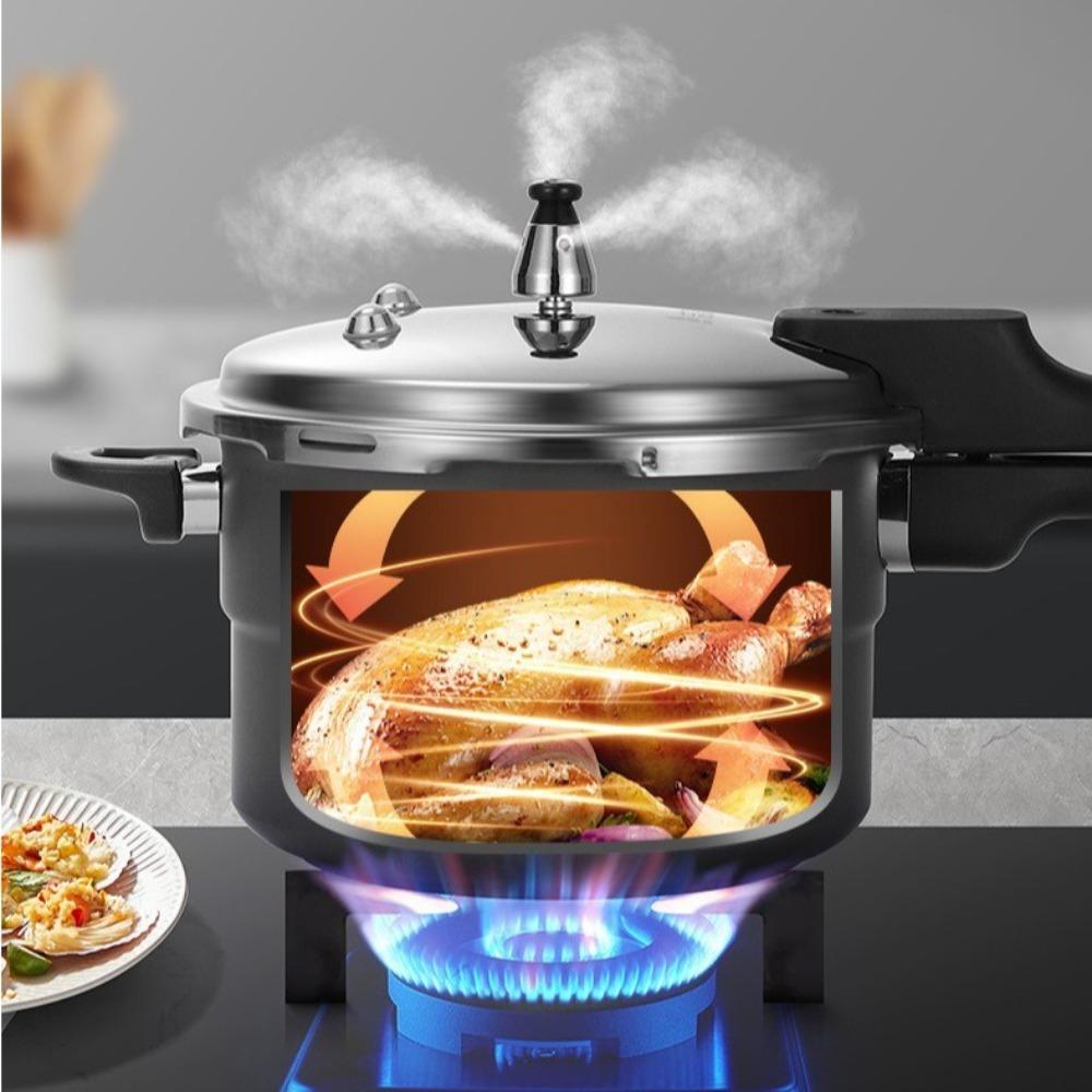 Hard Oxidation Pressure Cooker Explosion Proof Kitchen Cooking Pot Durable Gas Stove Cooker