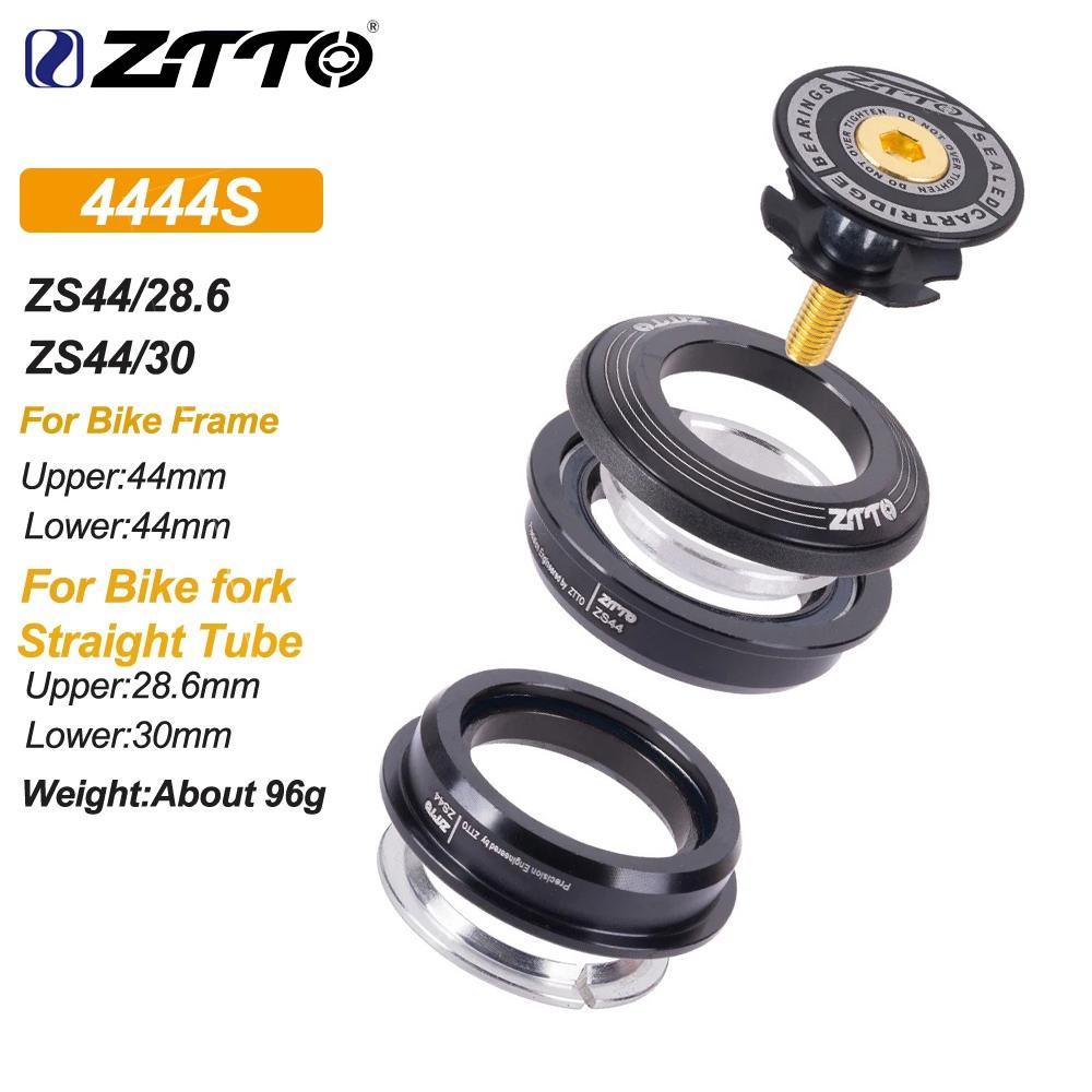 ZTTO MTB Road Bike Internal Threadless Headset SEMI-INTEGRATED CNC Headset 1 1/8"-1 1/2" Sealed Bearing Straight Tapered Fork