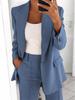 Cardigan aderente a tinta unita moda europea e americana 2024 Set completo da donna