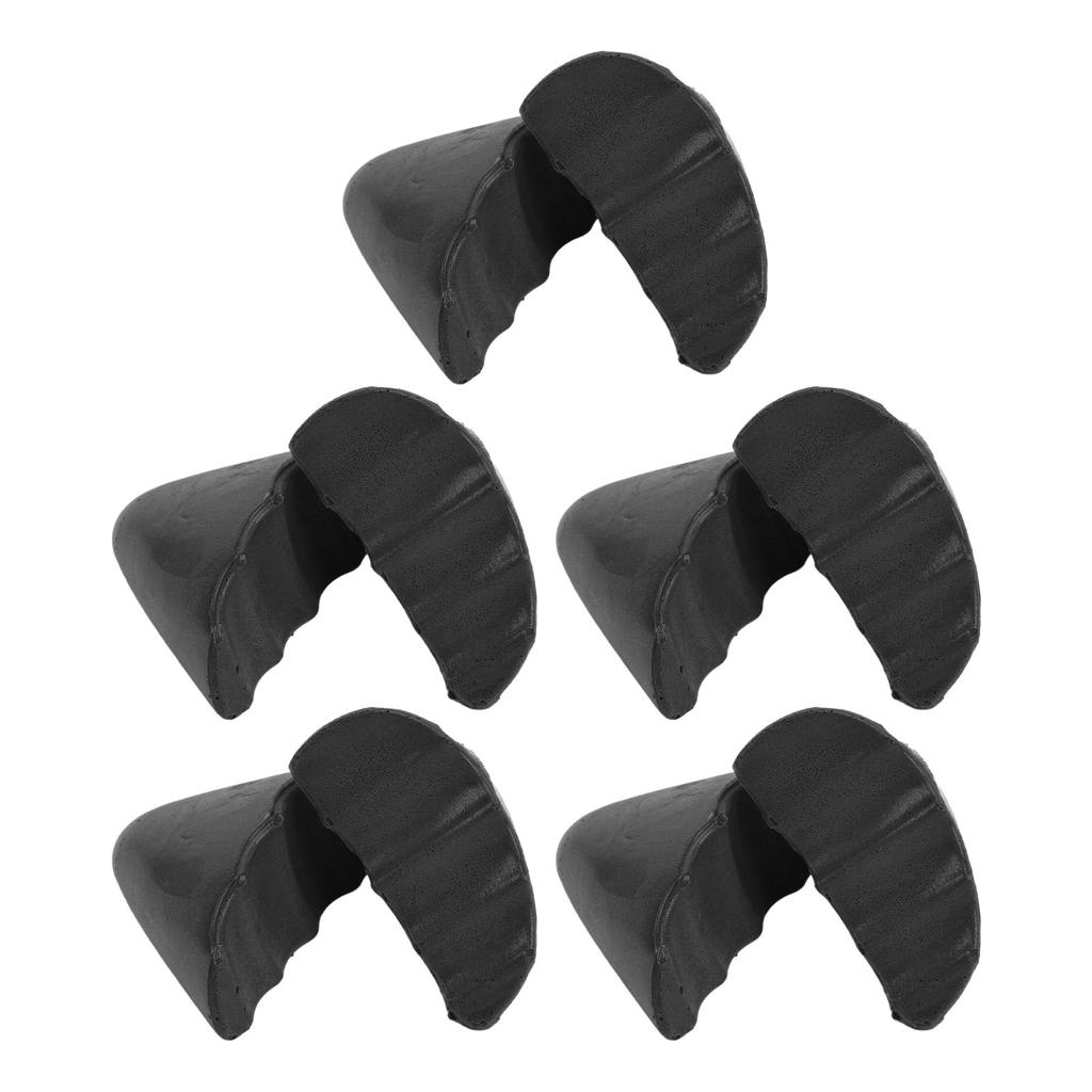 5 Pairs Pointed Shoe Filler Insert PU Foam Thick Soft Toe Cushion Fillers Half Size Shoe Filler For High Heels