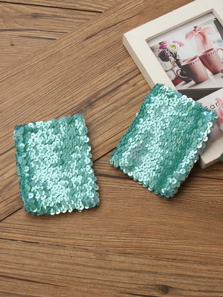Festival Carnivel Party Accessories 1 Pair Women Ladies Shiny Sequins Stretchy Oversleeve