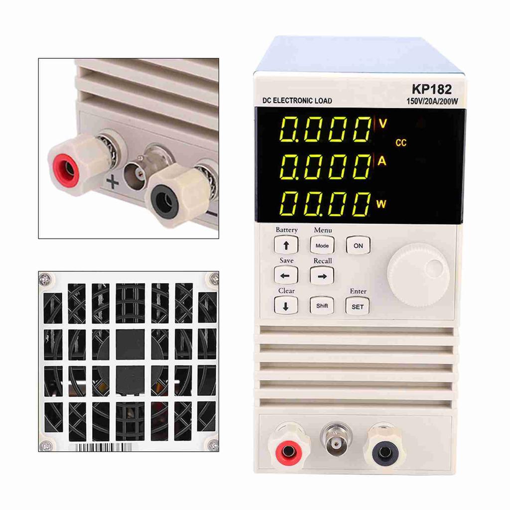 KP182 Misuratore di Test di Carico Elettronico DC a Canale Singolo 200W 20A
